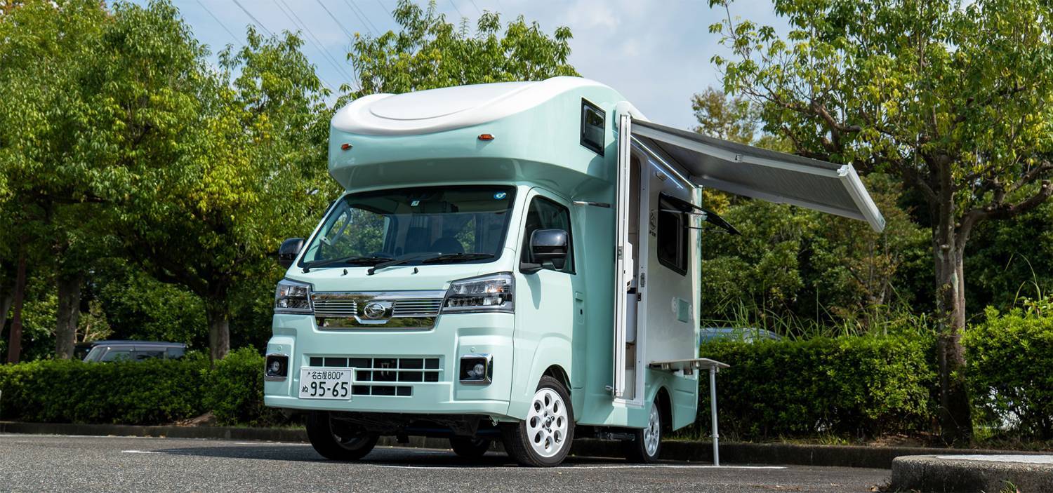 【日本中部】【名古屋】【四人露營車】大發 HIJET HAPPY 1+